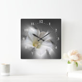 暗輝く闇で スクエア壁時計 (ホーム)