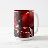 暗闇からライトへの ツートーンマグカップ (正面右)