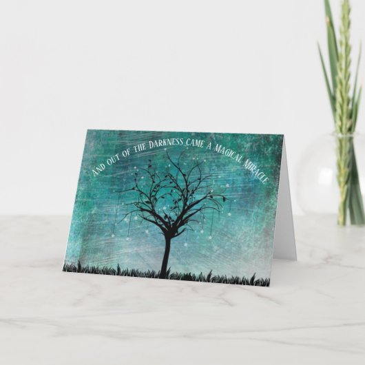 暗闇から魔法来の奇跡 サンキューカード (正面)