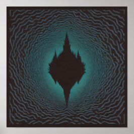 暗闇が映し出された ポスター