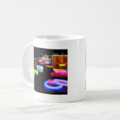 暗闇で光る コーヒーマグカップ (正面左)