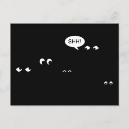 暗闇で待つ：サプライズパーティー! インビテーションポストカード