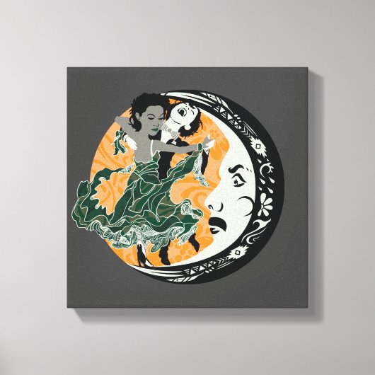 暗闇で踊る キャンバスプリント (正面)