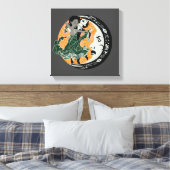 暗闇で踊る キャンバスプリント (インサイチュ (寝室))