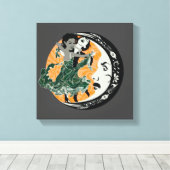 暗闇で踊る キャンバスプリント (インサイチュ (ウッドフロア))