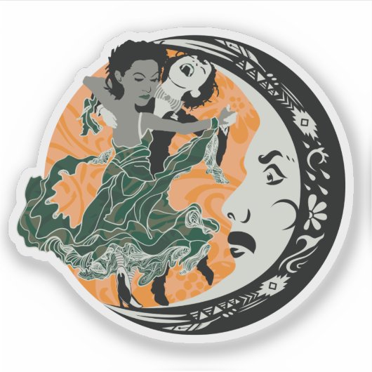 暗闇で踊る シール (正面)