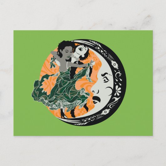 暗闇で踊る ポストカード (正面)