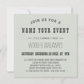 暗闇で踊る 招待状 (裏面)