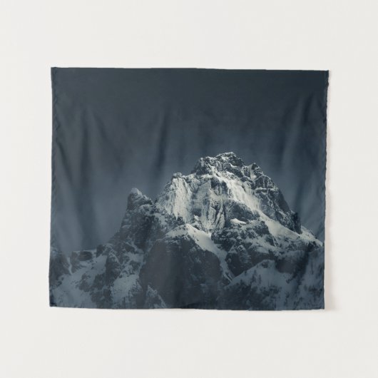 暗闇と山 タペストリー (正面(横))