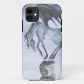 暗闇によって飛ぶファンタジーの馬のiPhone 5の場合 Case-Mate iPhoneケース (裏面)