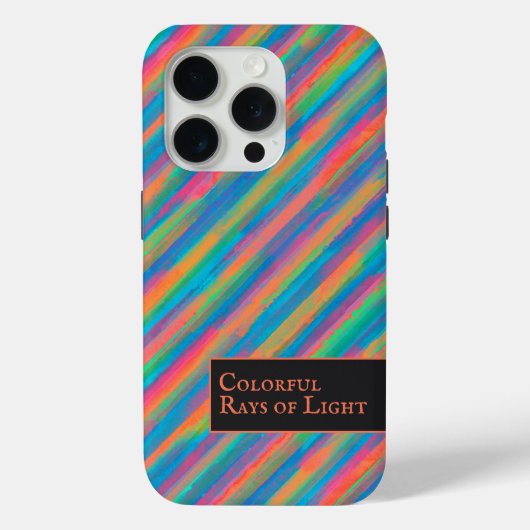 暗闇に差し込むカラフルな光 Case-Mate iPhoneケース (裏面)