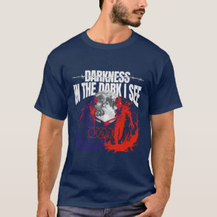 暗闇に暗闇が見える Tシャツ