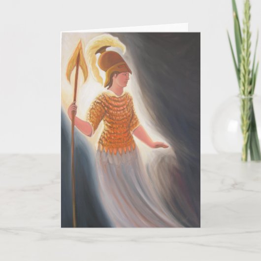 暗闇に直面する知恵 カード (正面)