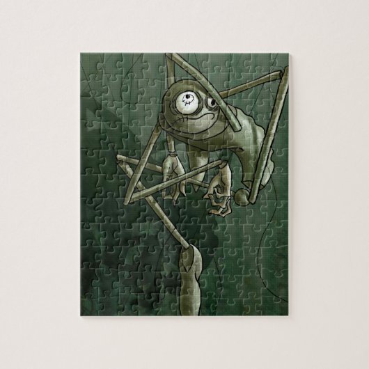 暗闇のおびえさせている ジグソーパズル (縦)