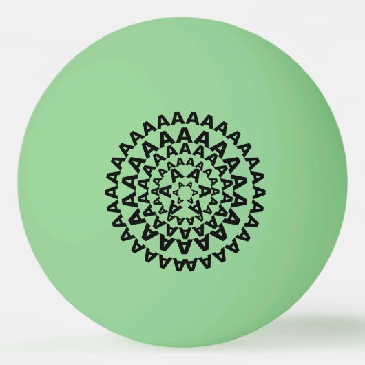 暗闇のおもしろいなわめく白熱 卓球ボール (正面)