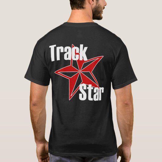 暗闇のための陸上競技界のスター Tシャツ (裏面)