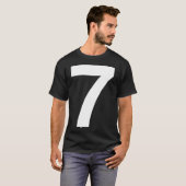 暗闇のためのHelvetica 7 Tシャツ (正面フル)