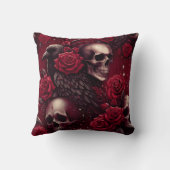 暗闇の上昇16x16装飾用クッション クッション (裏面)