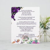 暗闇の中から宝物の詩のパーソナライズされた紙 (スタンド正面)