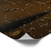 暗闇の中でささやく、森の中で幽霊のように揺れる ポスター (角)