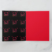 暗闇の中での愛空白ののグリーティングカード カード (内部)