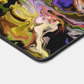 暗闇の中でオルキディア色の抽象芸術 デスクマット (コーナー)