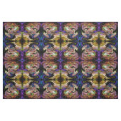 暗闇の中でオルキディア色の抽象芸術 ファブリック (ファットクウォーター)