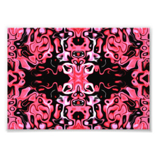 暗闇の中でピンク フォトプリント           