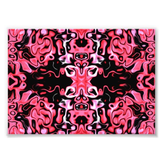 暗闇の中でピンク フォトプリント            (正面)