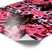 暗闇の中でピンク フォトプリント            (角)