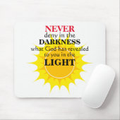 暗闇の中で否定しない マウスパッド (マウス)