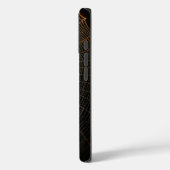 暗闇の中で照らされたクモの巣 Case-Mate iPhoneケース (裏面 / 左)