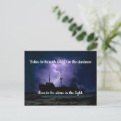 暗闇の中で神と共にいるのが一人より良い ポストカード (スタンド正面)