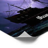 暗闇の中で神と共にいるのが良い引用文 ポスター (角)