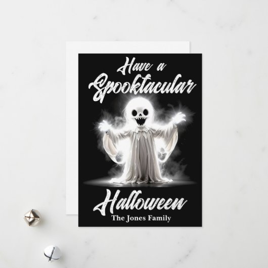 暗闇の中で笑う – 幽霊の挨拶 シーズンカード (正面/裏面インサイチュ)