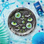 暗闇の中で輝く ペーパープレート (パーティー)