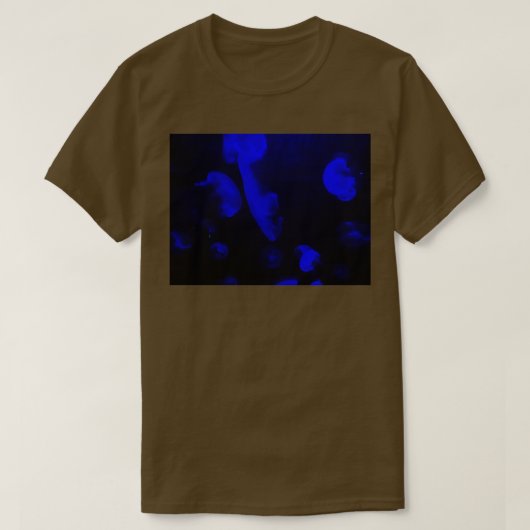 暗闇の中のクラゲ2 Tシャツ (デザイン正面)