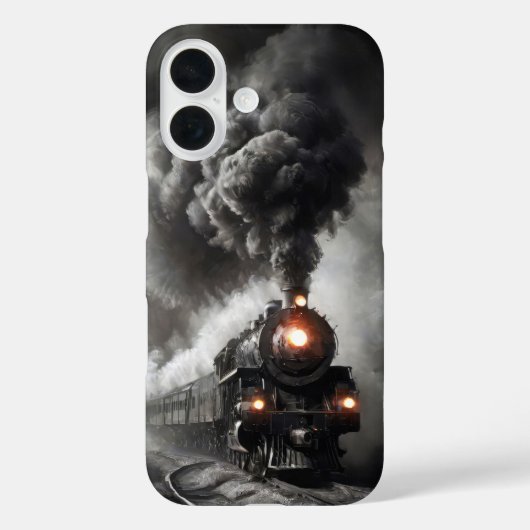 暗闇の中のゴーストトレインのカバー Case-Mate iPhoneケース (裏面)