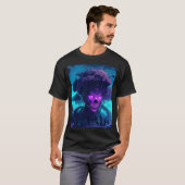 暗闇の中のサイバーツリーモンスター Tシャツ (正面フル)