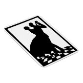 暗闇の中のシルエット踊り マグネット (右側)