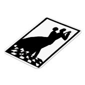 暗闇の中のシルエット踊り マグネット (左側)