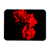 暗闇の中のバラ マグネット (横)