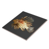 暗闇の中のライオンフィッシュ タイル (側面)