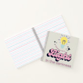 暗闇の中の光のノート/ジャーナル ノートブック (内部)