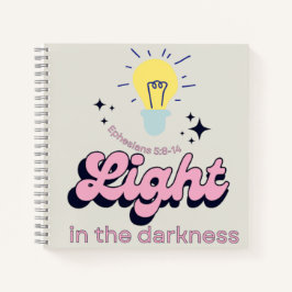 暗闇の中の光のノート/ジャーナル ノートブック