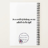 暗闇の中の光 ノートブック (裏面)