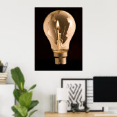 暗闇の中の光 ポスター (ホームオフィス)