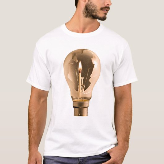 暗闇の中の光 Tシャツ (正面)