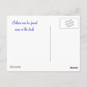 暗闇の中の慰め ポストカード (裏面)