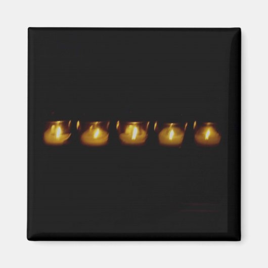 暗闇の中の暖かさ マグネット (正面)